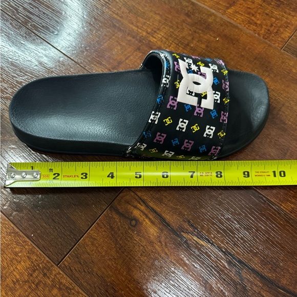 DC Black and Blue Sandals Sporty Streetwear - Picture 4 of 4